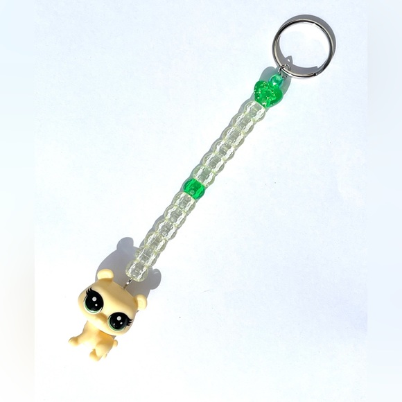 Toycore Kandi Keychain - Yellow & Green - Picture 1 of 2